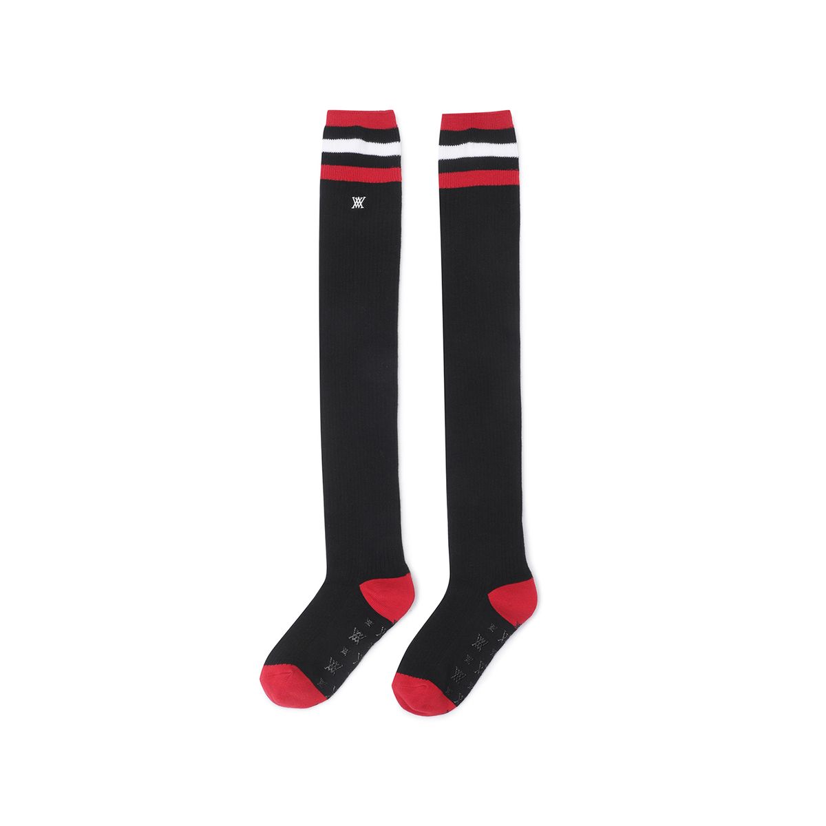 어뉴골프(ANEW GOLF) WOMEN BLOCK KNEE SOCKS _BK