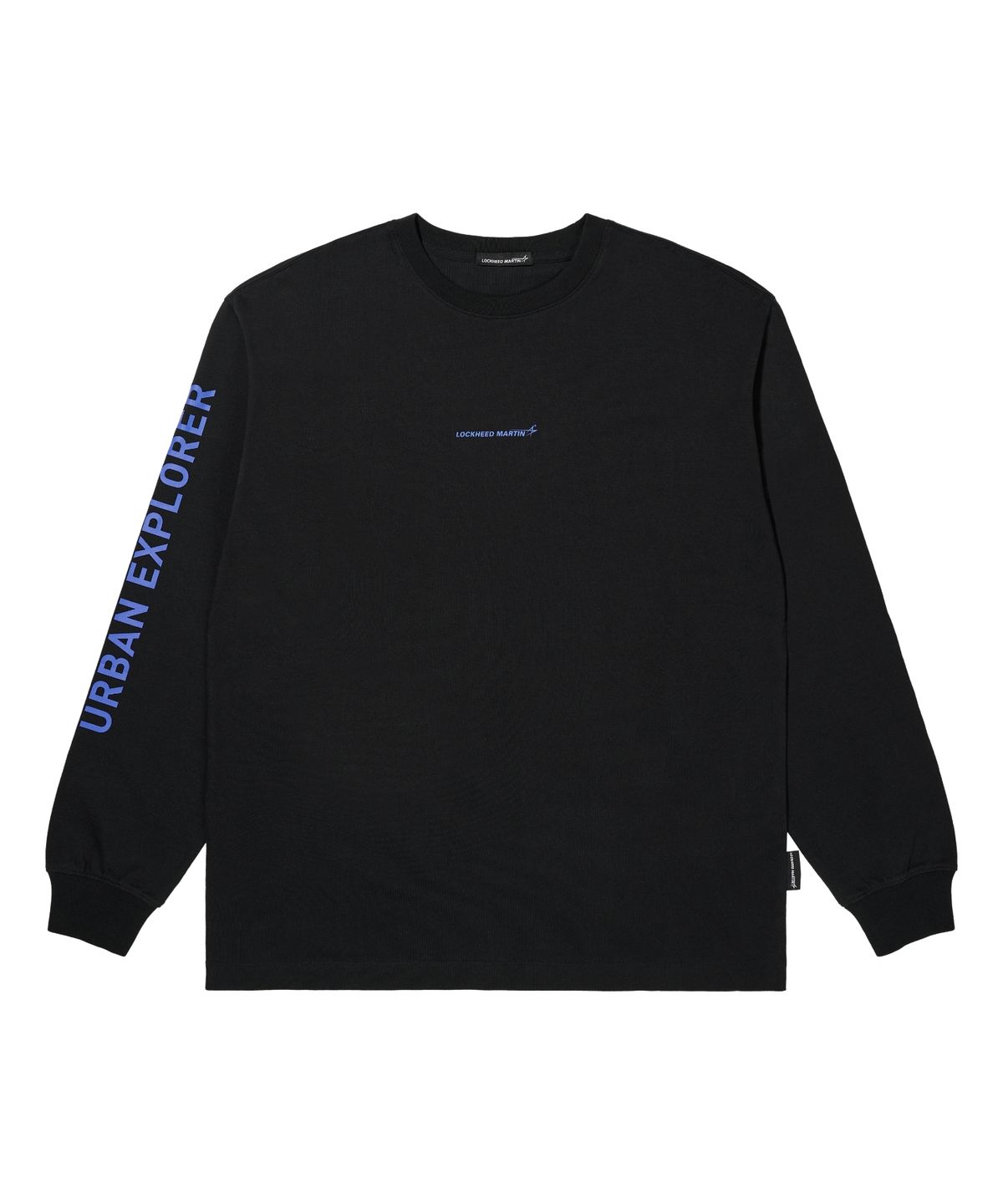 록히드마틴(LOCKHEED MARTIN) SLEEVE PRINT LONG T-SHIRTS (BLACK)