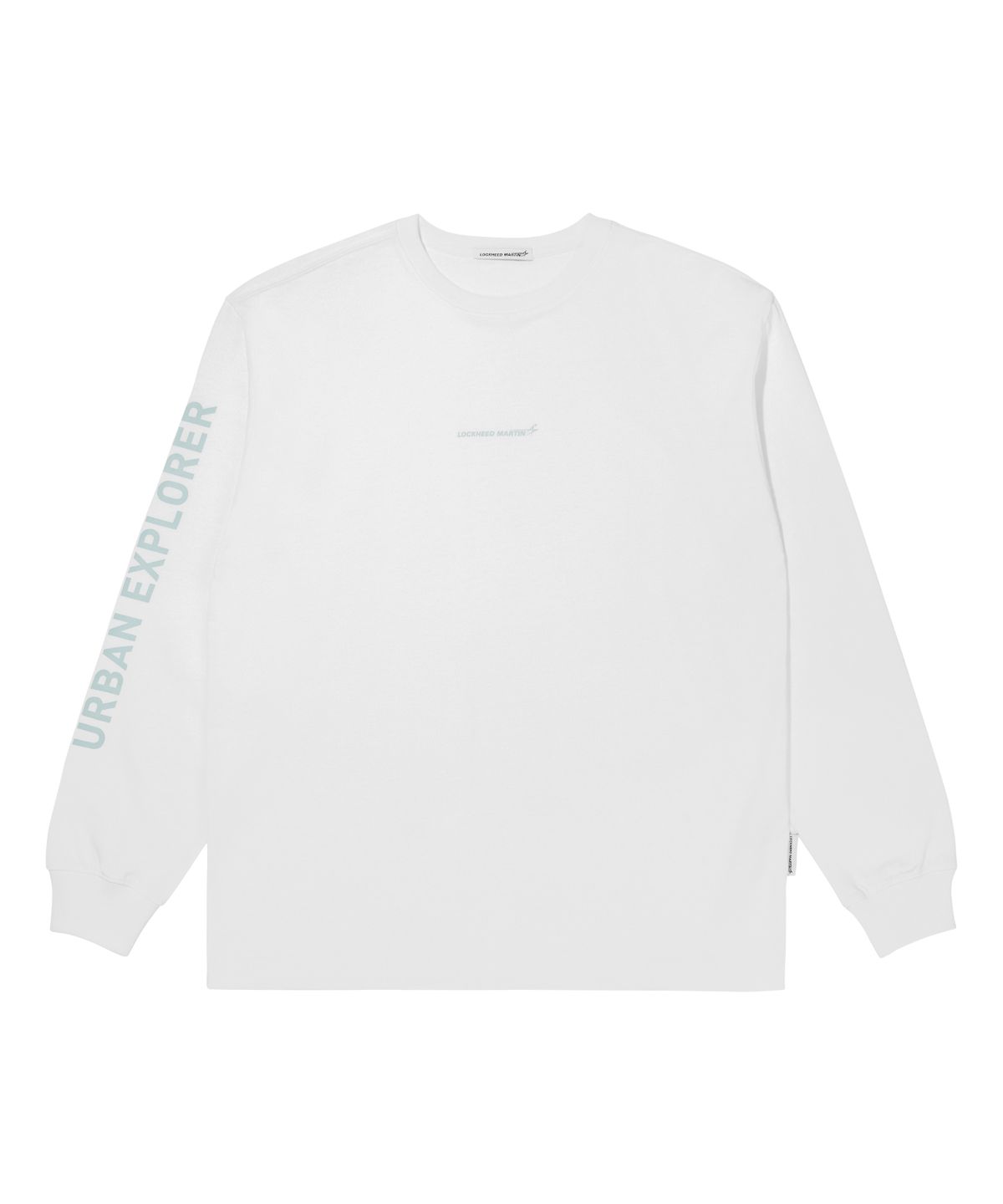 록히드마틴(LOCKHEED MARTIN) SLEEVE PRINT LONG T-SHIRTS (WHITE)