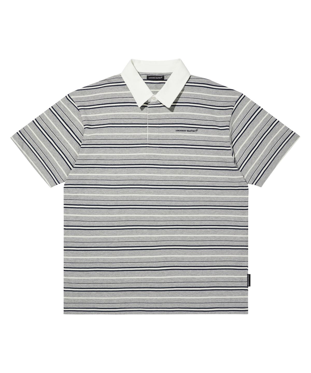 록히드마틴(LOCKHEED MARTIN) STRIPE POLO TEE (GREY)