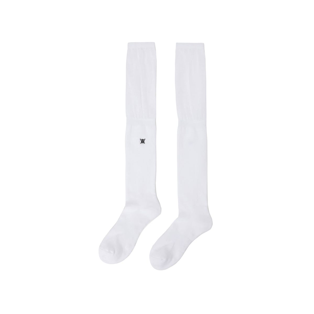 어뉴골프(ANEW GOLF) WOMEN LOGO POINT OVER THE KNEE SOCKS _OW