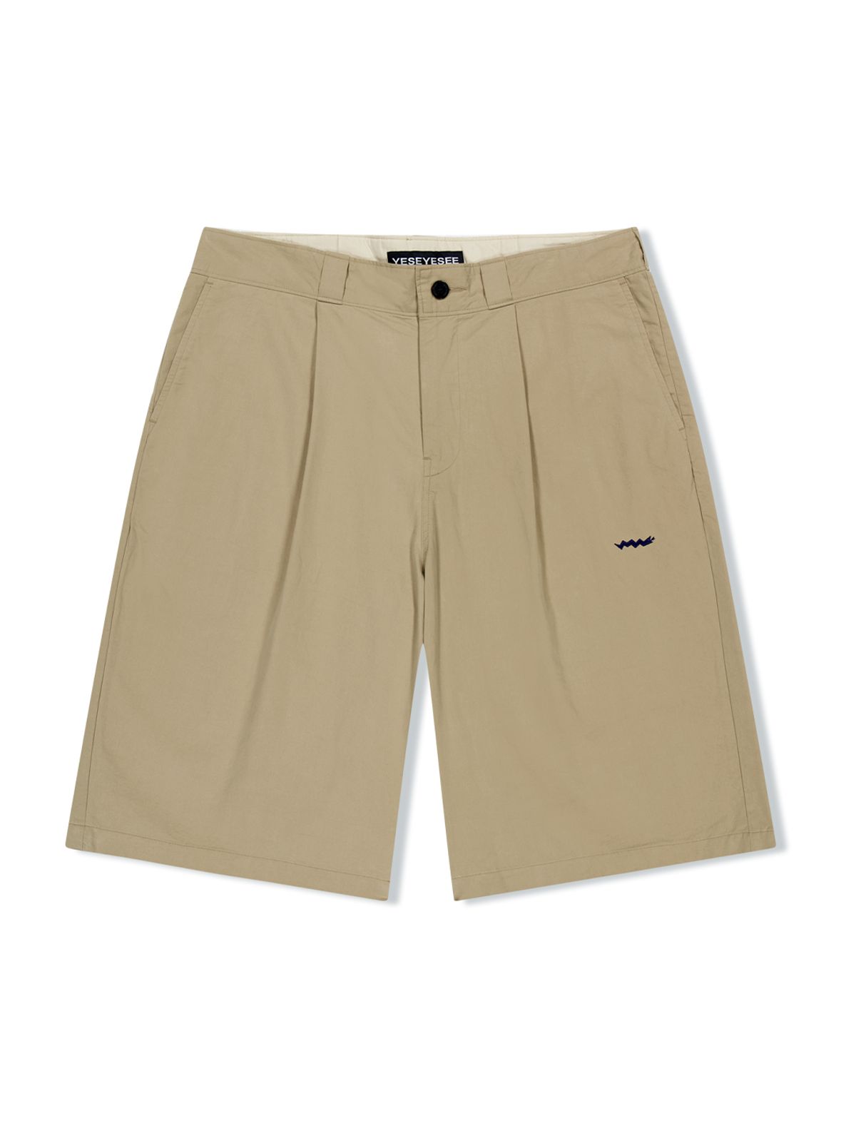 예스아이씨(YESEYESEE) SN-Wide Shorts Dark Beige