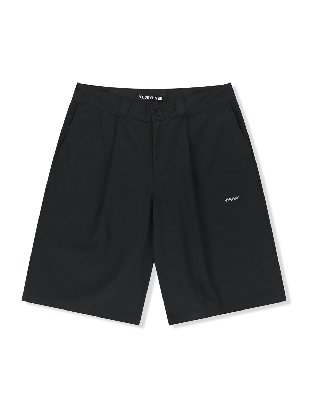 예스아이씨(YESEYESEE) [25SS] SN-Wide Shorts Black