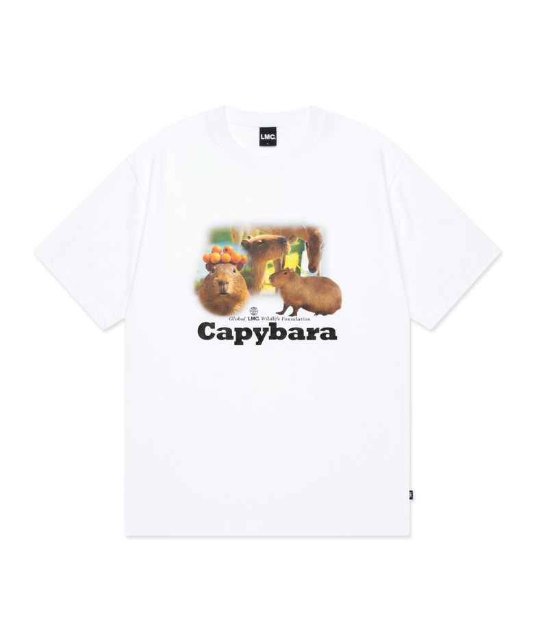 CAPYBARA TEE white