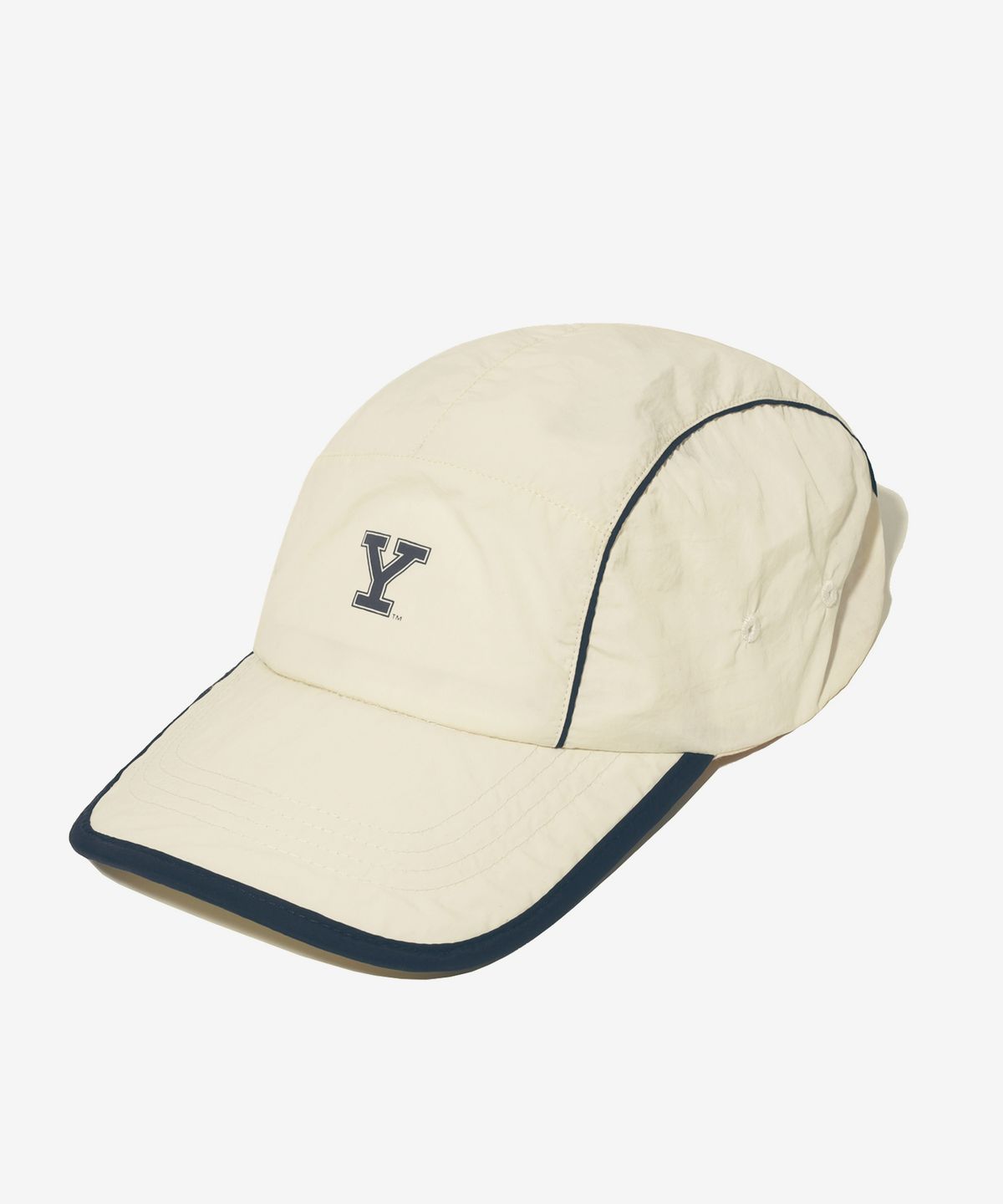 예일(YALE) 에슬레틱 Y로고 러닝 캠프캡_아이보리