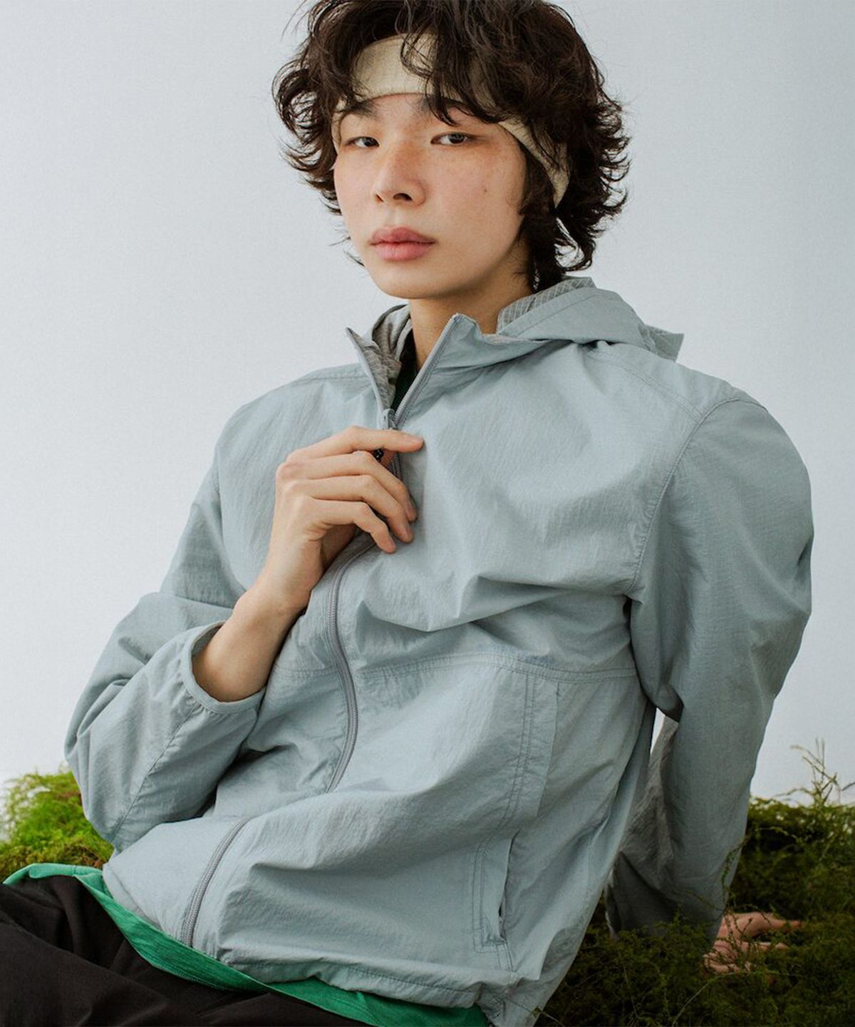 빈폴 멘(BEANPOLE MEN) [BEANPOLEKNAP] 리버서블 윈드브레이커 점퍼  스카이 블루 (BC5339N01Q)