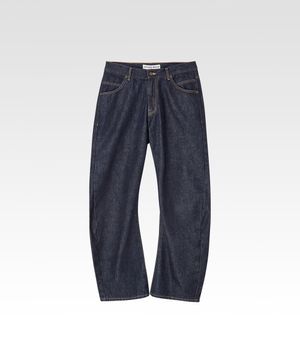 트위스트 데님 진스 로우 인디고