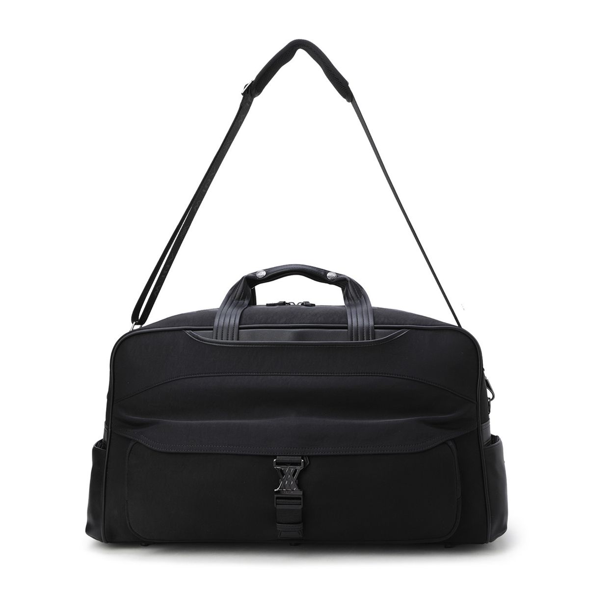 어뉴골프(ANEW GOLF) UNI BIG LOGO POINT TWO WAY BOSTON BAG _BK