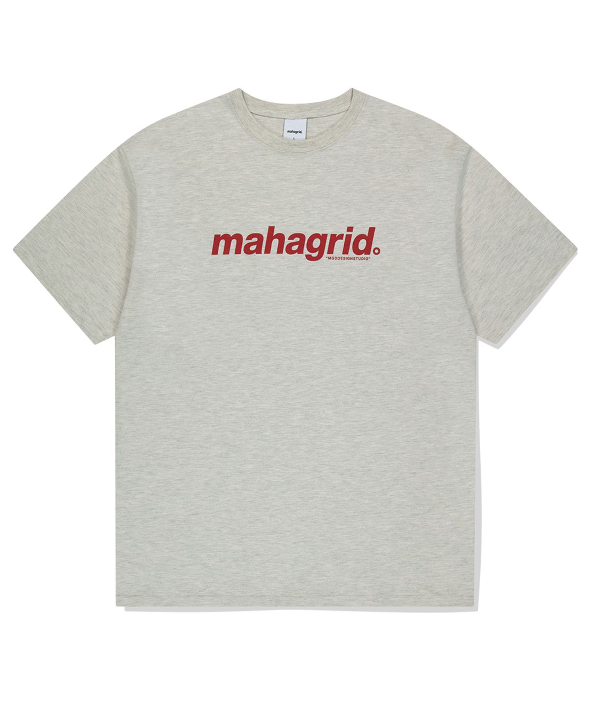 마하그리드(MAHAGRID) BASIC LOGO TEE OATMEAL(MG2CMMT502A)