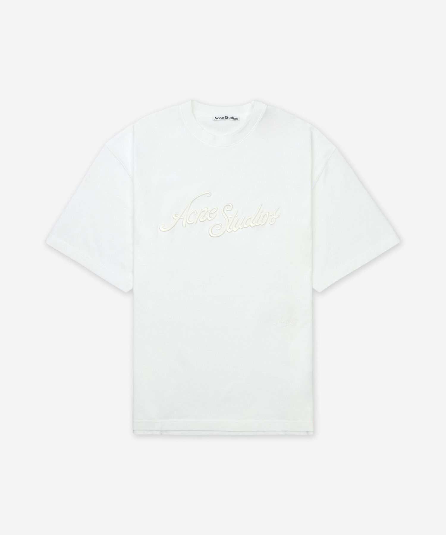 MUSINSA | ACNE STUDIOS Logo Relaxed Fit Short Sleeve T-Shirt