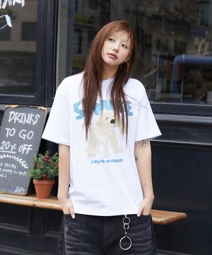 STRANGE PUPPY TEE_4colors