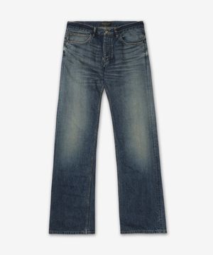 스트레이트 핏 데님 팬츠 - 블루 / 814086TRW623020