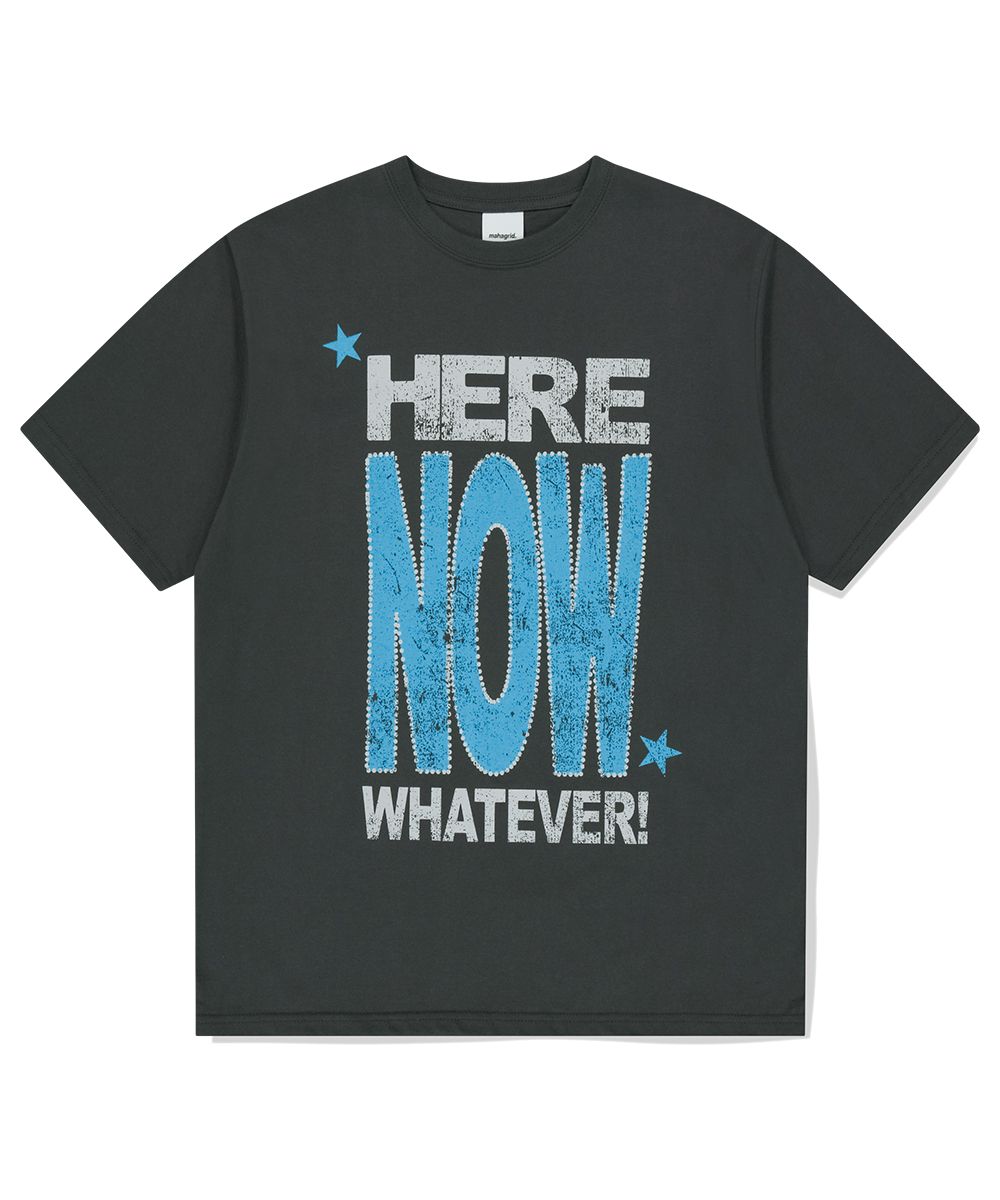 【mahagrid】25SS★ HERE NOW TEE HERE NOW TEE[SKYBLUE] - MAHAGRID