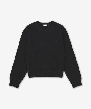 카상드르 자수 로고 맨투맨 - 블랙 / 820127Y36SW1000