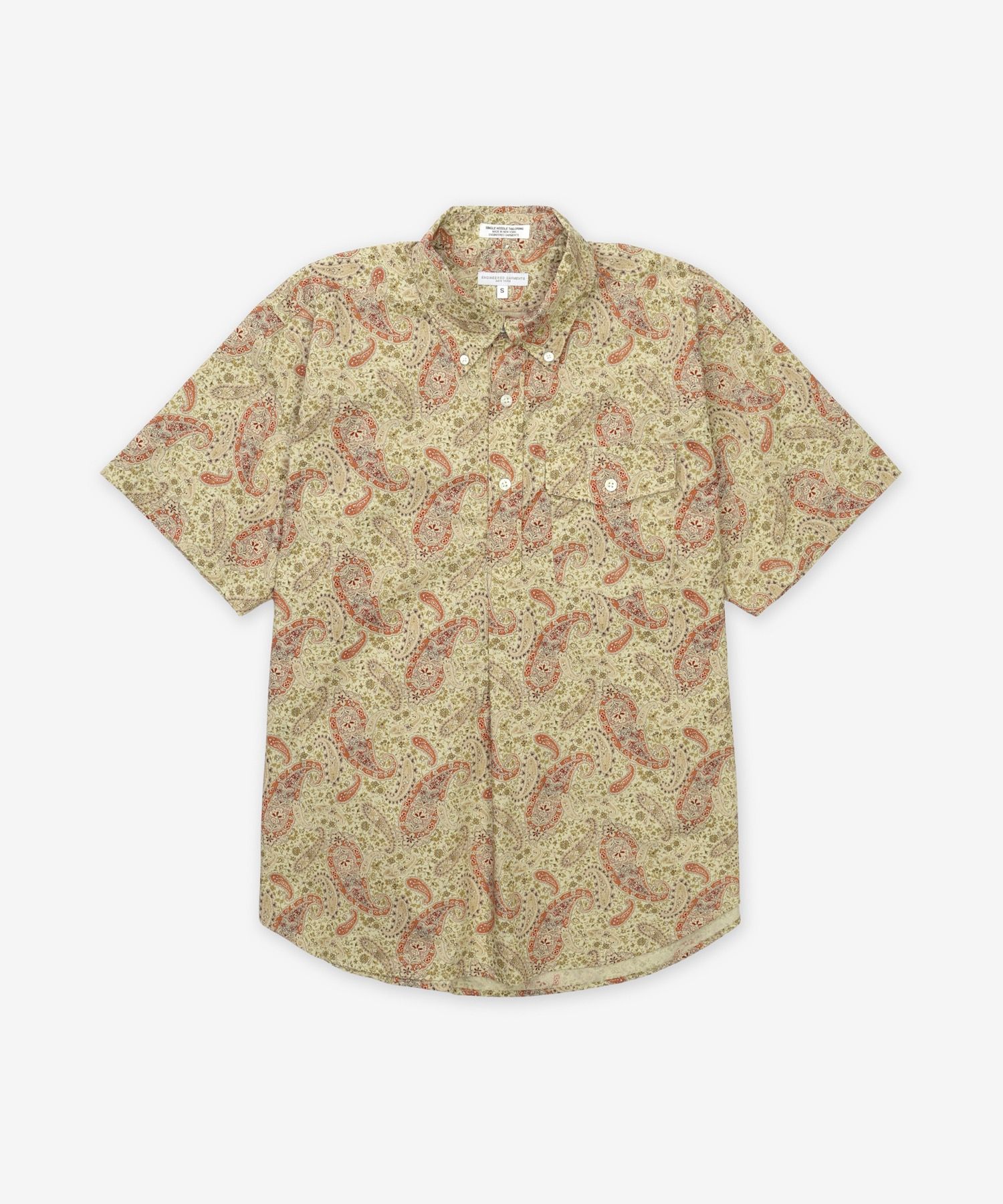 MUSINSA | ENGINEERED GARMENTS Popover BD Shirt - Khaki / QT010ZT218