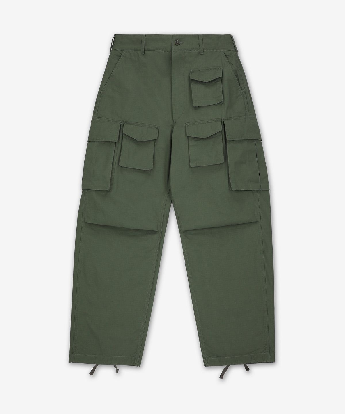 엔지니어드가먼츠(ENGINEERED GARMENTS) FA 팬츠 - 올리브 코튼 / QT198CT010
