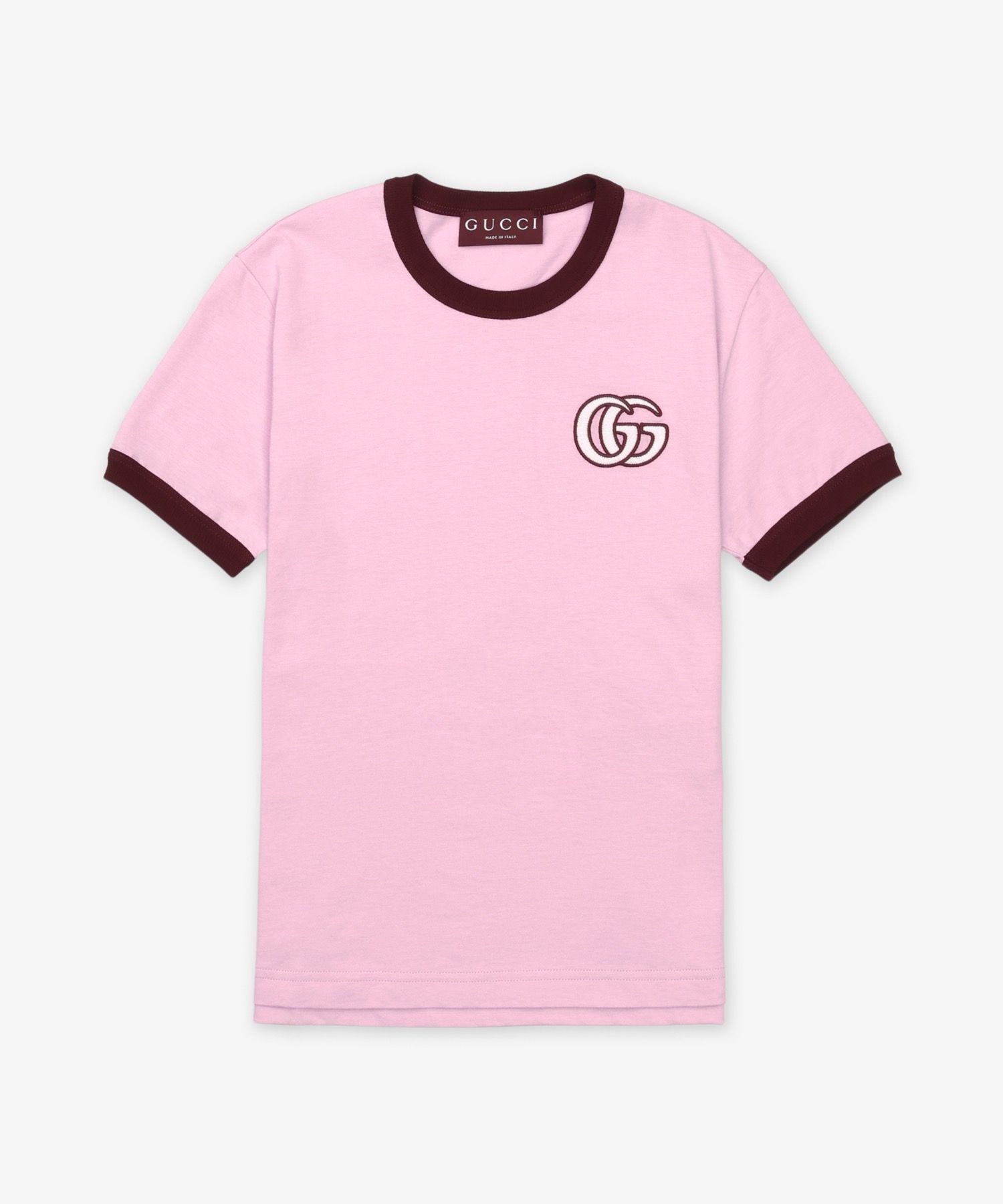 MUSINSA | GUCCI Embroidered Cotton Jersey Short Sleeve T