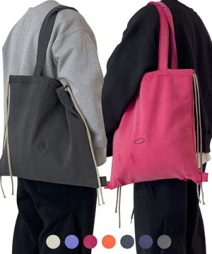 Edition6. 로고 스트링 피그먼트 라지핏 쇼퍼백 (7col)