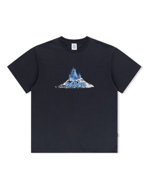 Volcanic Eruption Tee Charcoal