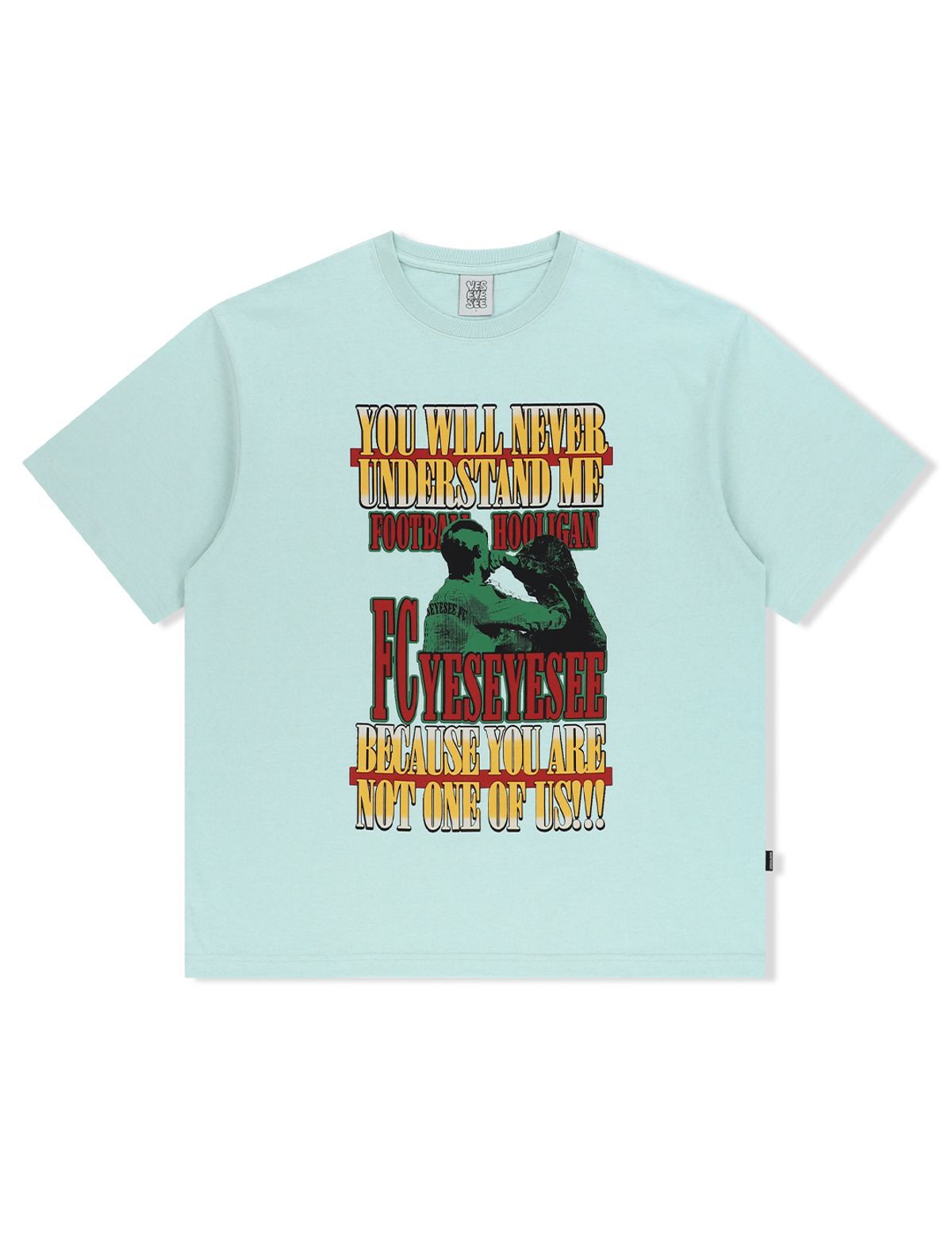 예스아이씨(YESEYESEE) Y.E.S Hooligan Tee Slate