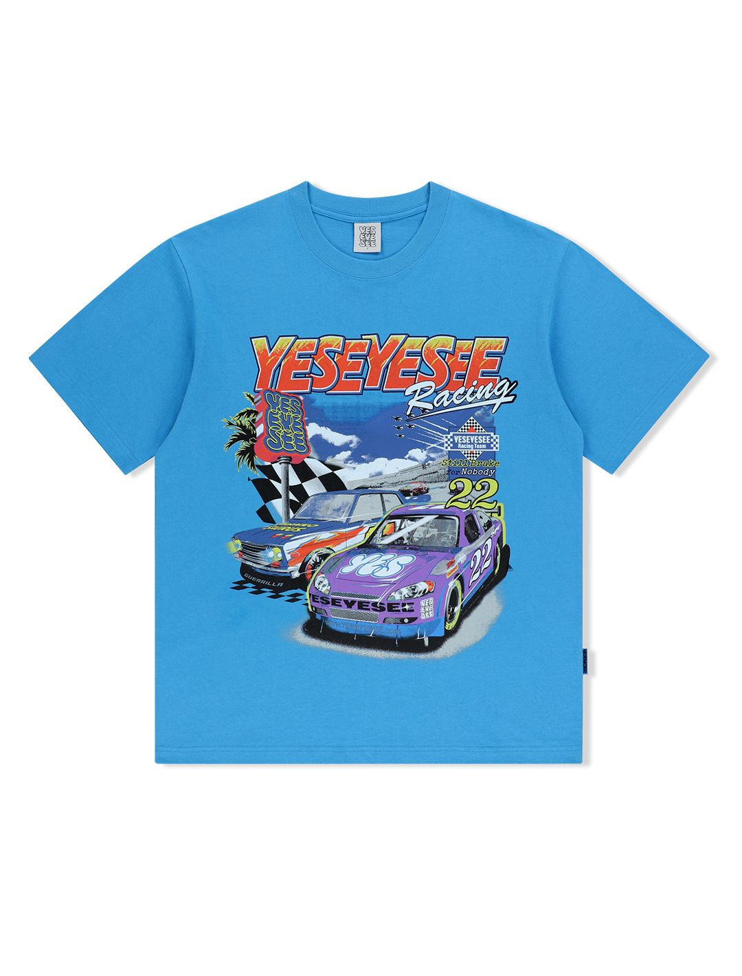 ◆25SS YESEYESEE Racing Tee/4色◆ yeseyesee® :: Racing Tee Black