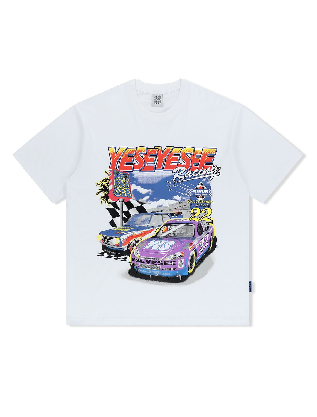 ★YESEYESEE★ Racing Tee White YS250TTSST02WHT MUSINSA | YESEYESEE Racing Tee White