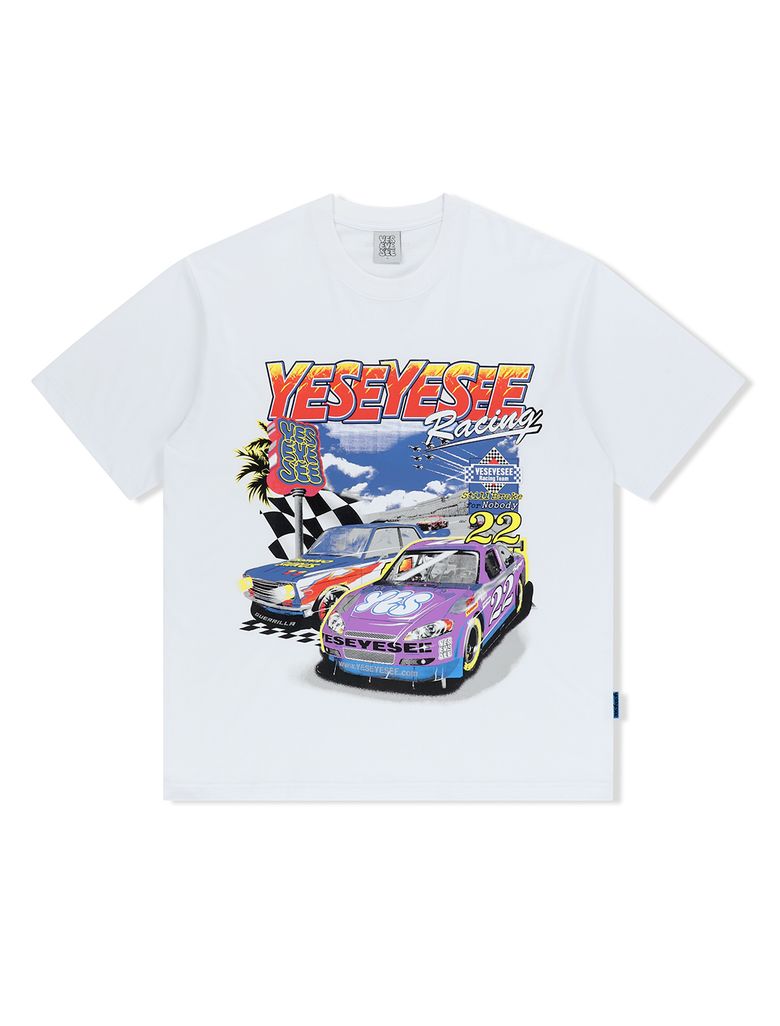 Racing Tee White
