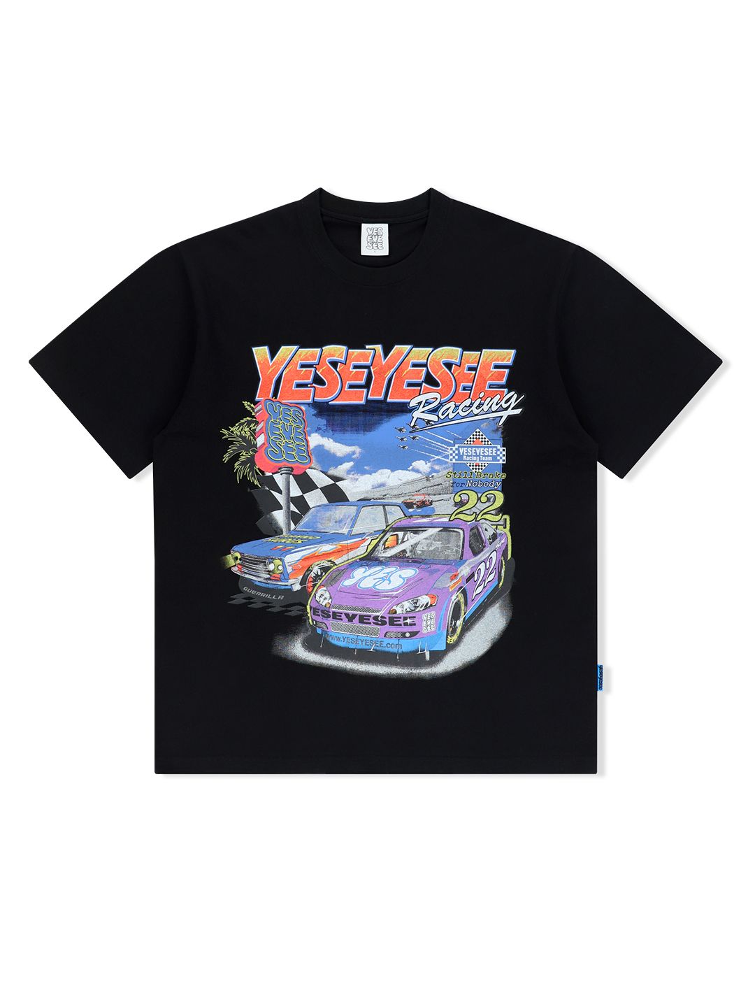 MUSINSA | YESEYESEE Racing Tee Black