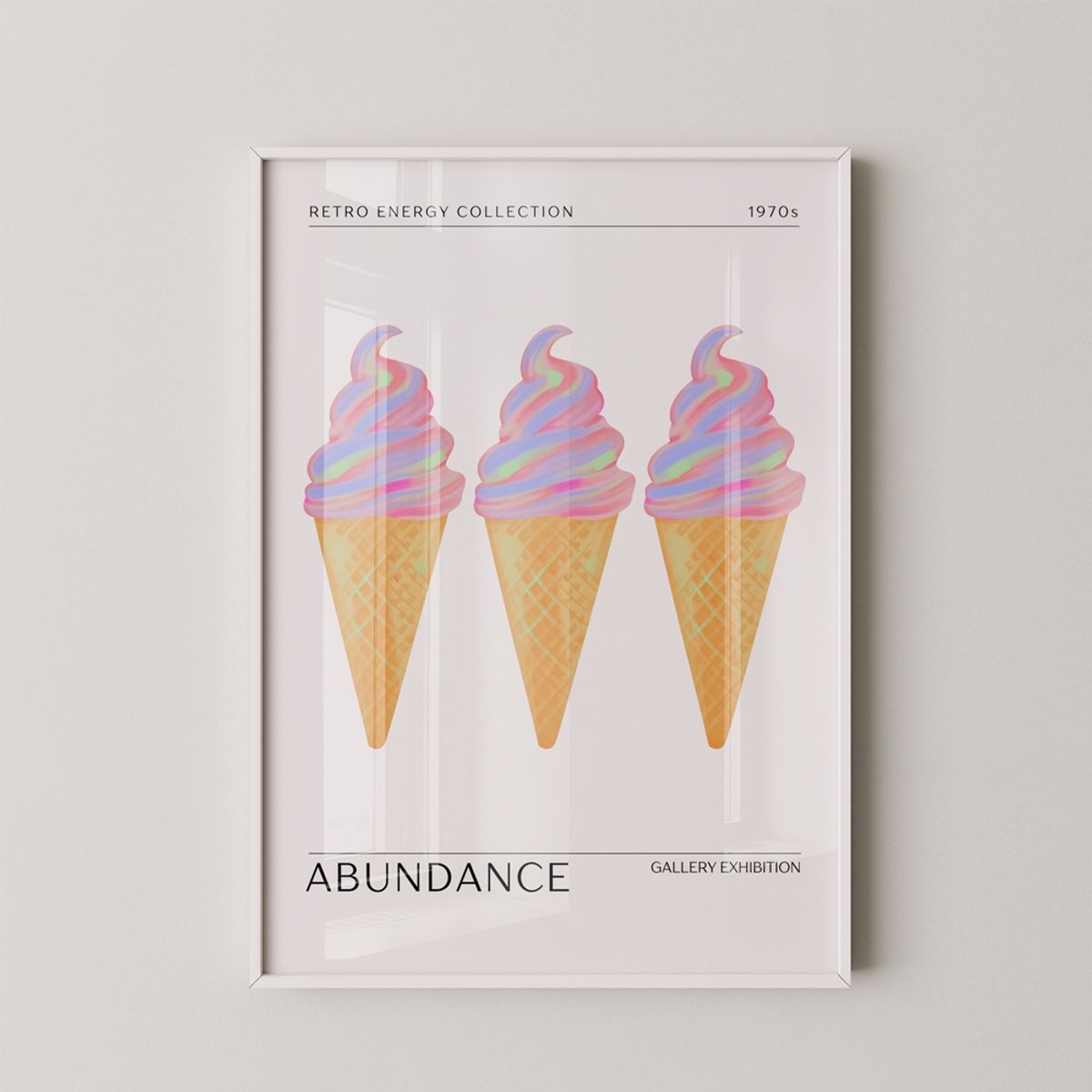 갤러리티(GALLERYT) Abundance - 레트로 빈티지 미드센추리 모던 인테리어 포스터 액자