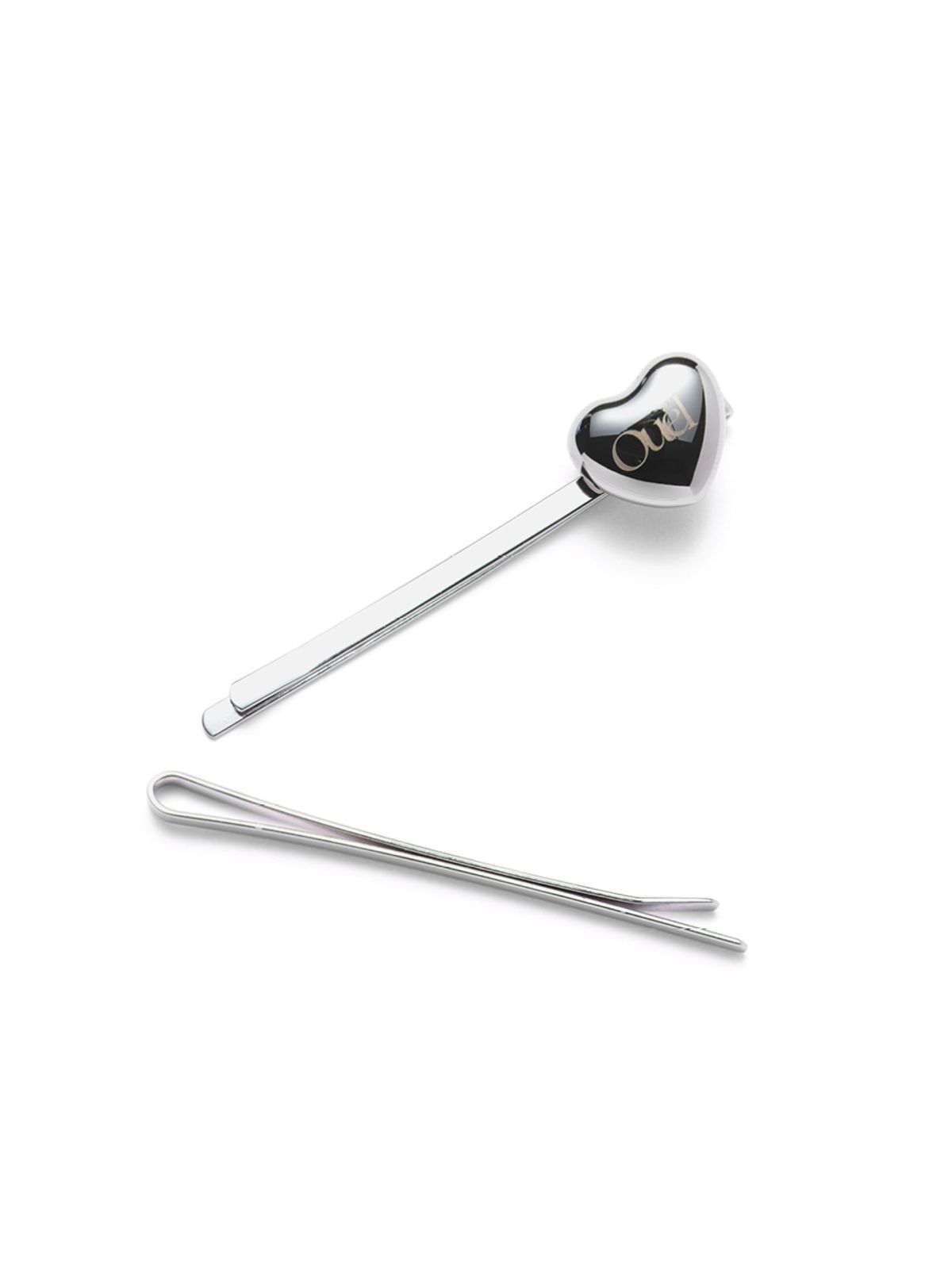 오앨(OUEL) OUEL HEART HAIR PIN SET_SILVER