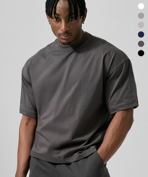 릴렉스 오버핏 코튼 하프 슬리브_5color