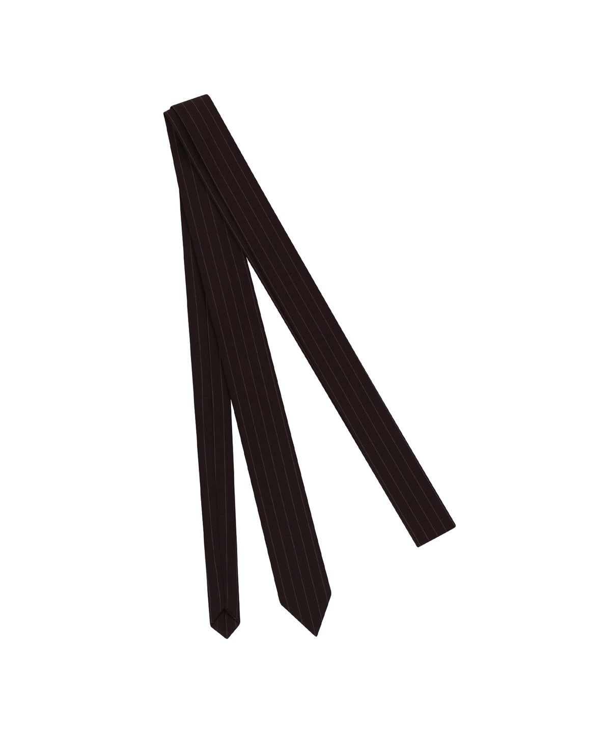 이우가마카라스(IUGAMAKARAS) Pin Striped Tie (Wine)