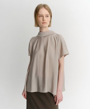 LYLA FLARE BLOUSE (TAUPE)