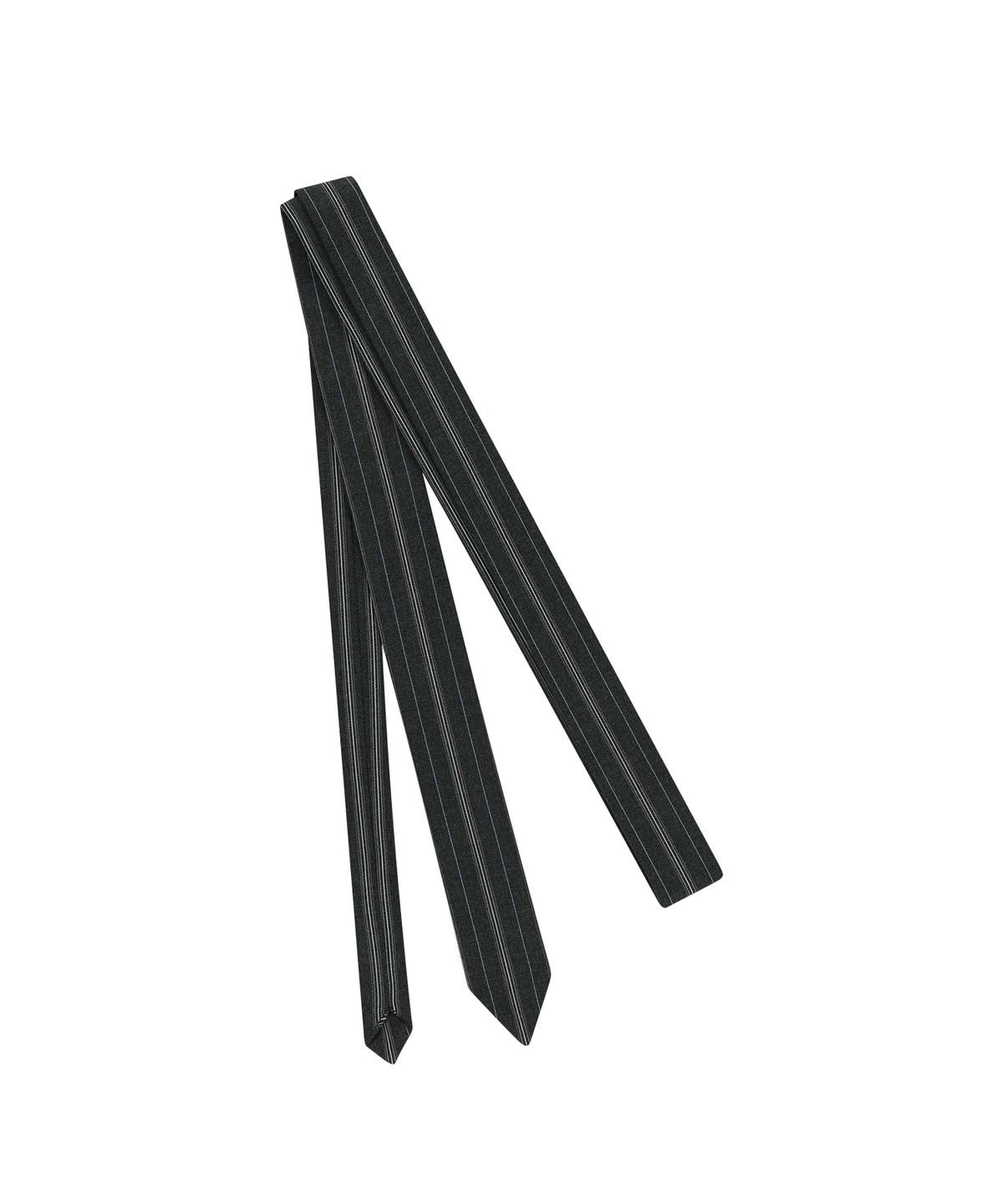 이우가마카라스(IUGAMAKARAS) Mixed Striped Tie (Dark Gray)