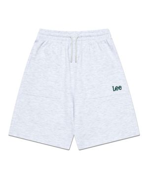 베이직 4부 저지팬츠 화이트멜란지 LK2502SO04WM