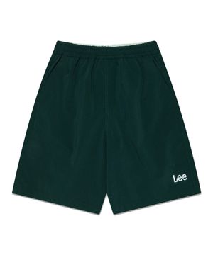 베이직 트위치 4부 우븐 팬츠 그린 LK2502SO01GN