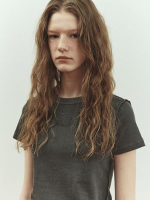 Pigment New Embroidered T-shirt VW5SE520_3color