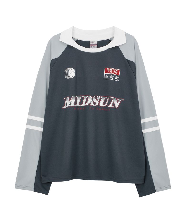 Wild Spirit Football Jersey-Charcoal