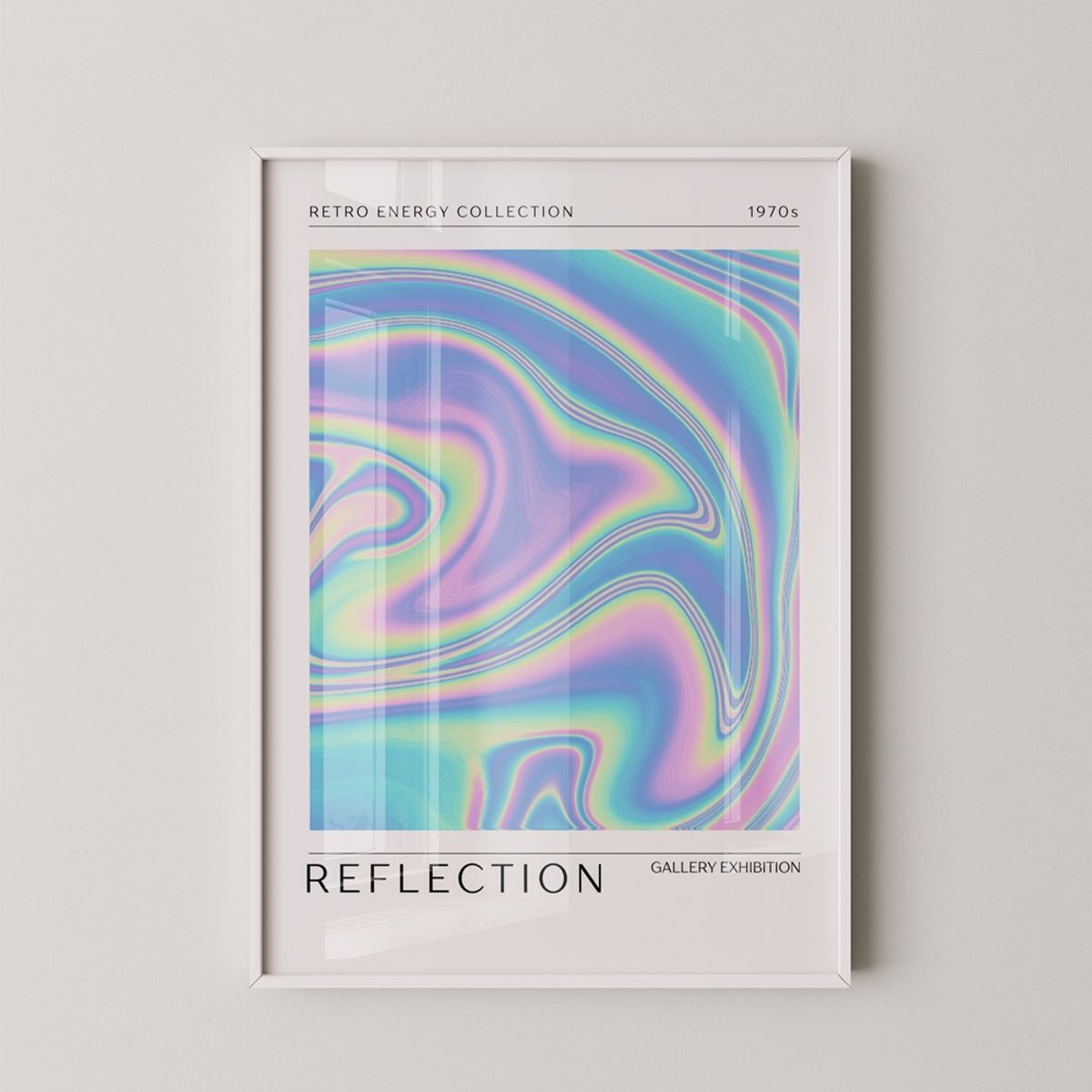 갤러리티(GALLERYT) Reflection - 레트로 빈티지 미드센추리 모던 인테리어 포스터 액자
