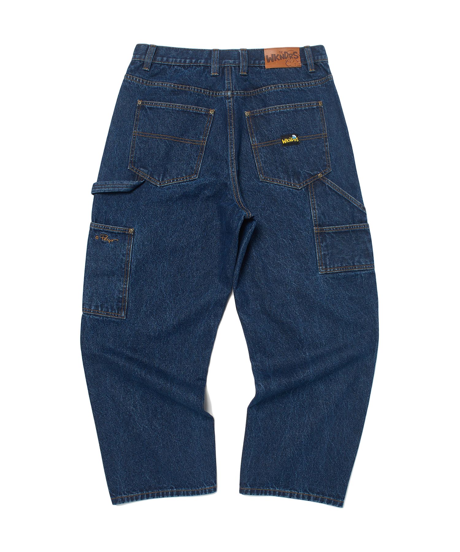 ★2023SS新作★WKNDRS★DENIM WORK PANTS MUSINSA | WKNDRS DENIM CARPENTER PANTS (DENIM)