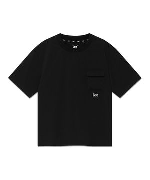 기능성 우븐 반팔 티셔츠 블랙 LK2502ST40BK