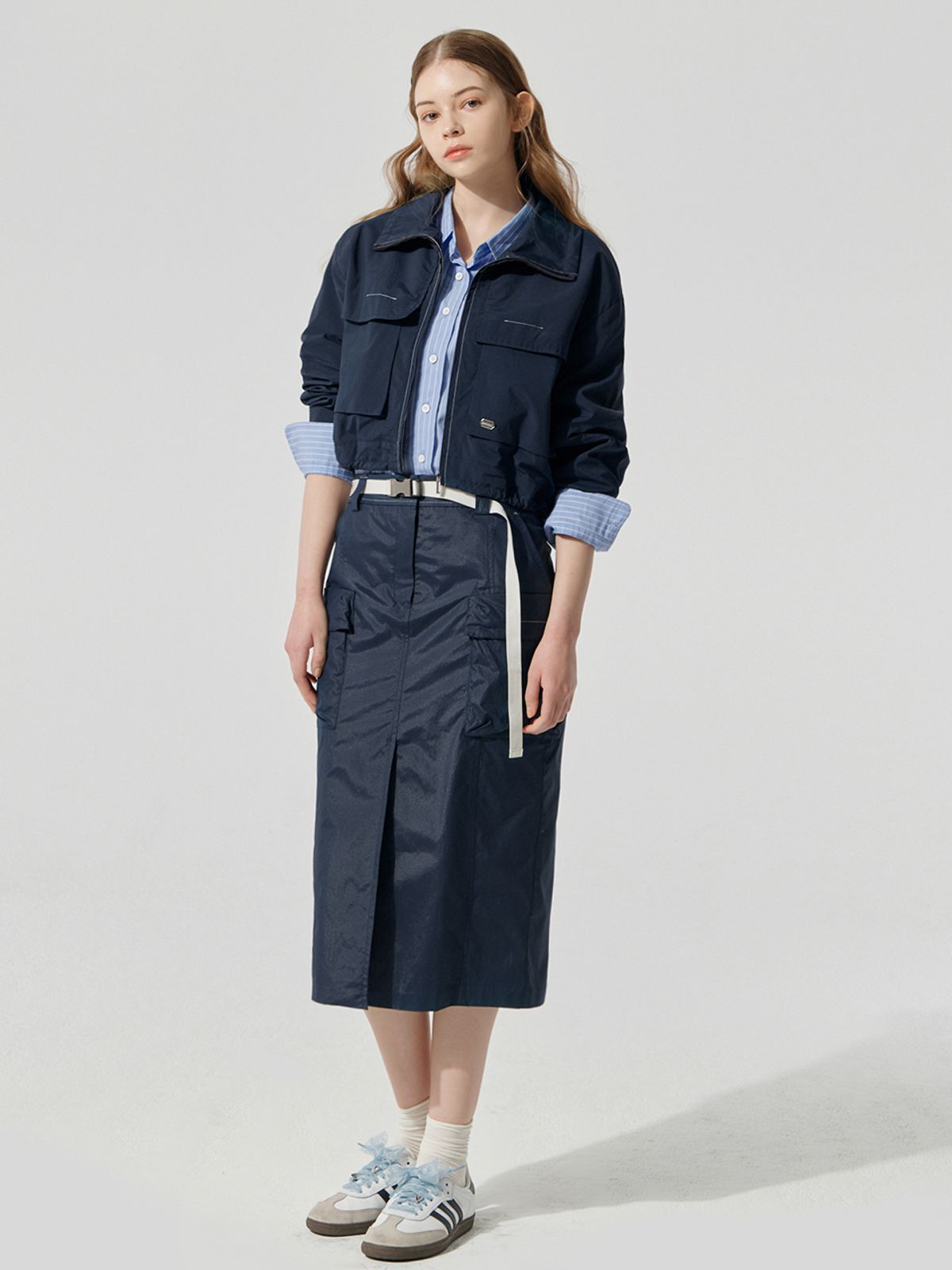 메르시앤에스(MERCIANNES) Bic Pocket skirt_MB3SRN6