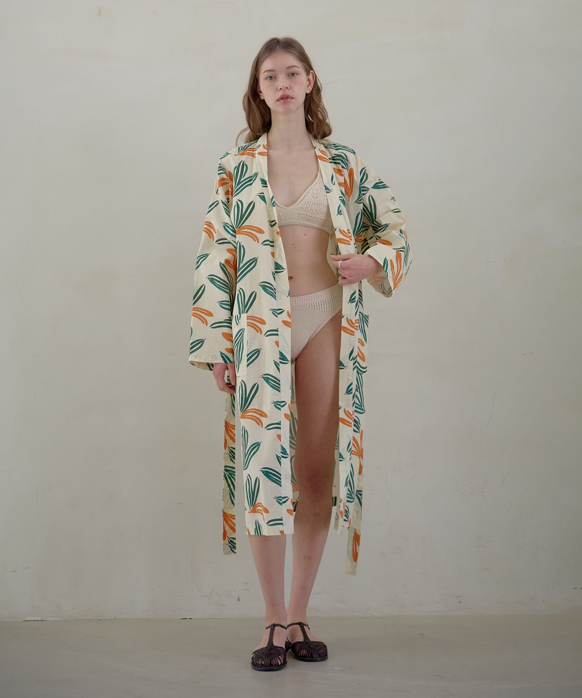 아템포(ATEMPO) CLASSIC LONG ROBE_tropical