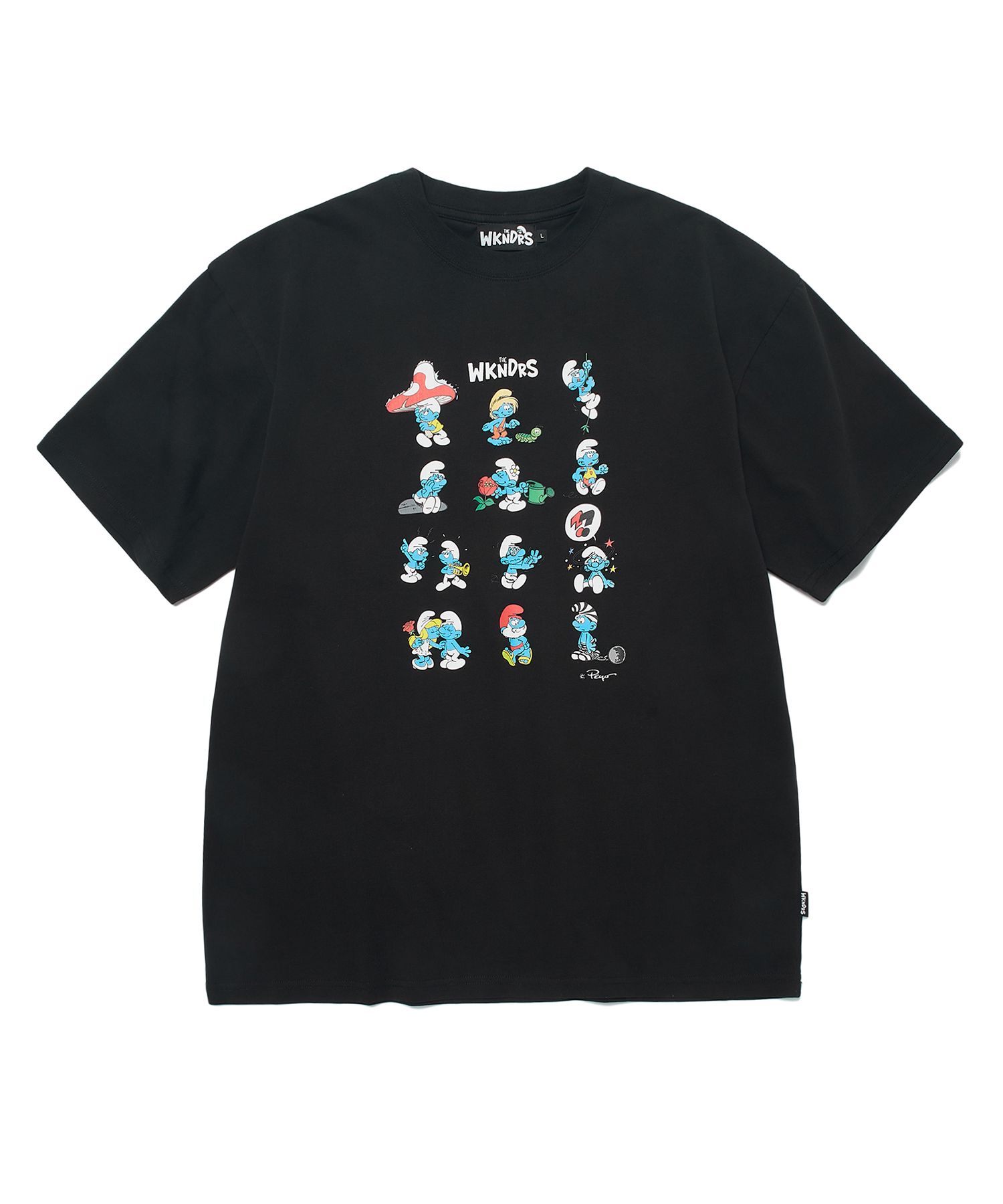 [WKNDRS] CARTOON T-SHIRT★Tシャツ MUSINSA | WKNDRS CARTOON T-SHIRT (BLACK)