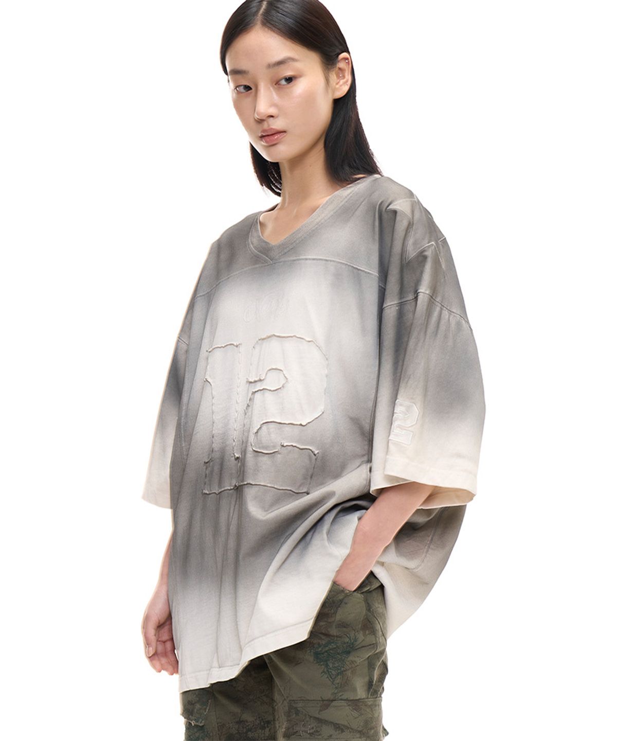 2000아카이브스(2000ARCHIVES) VINTAGE FOOTBALL T (VINTAGE WHITE)