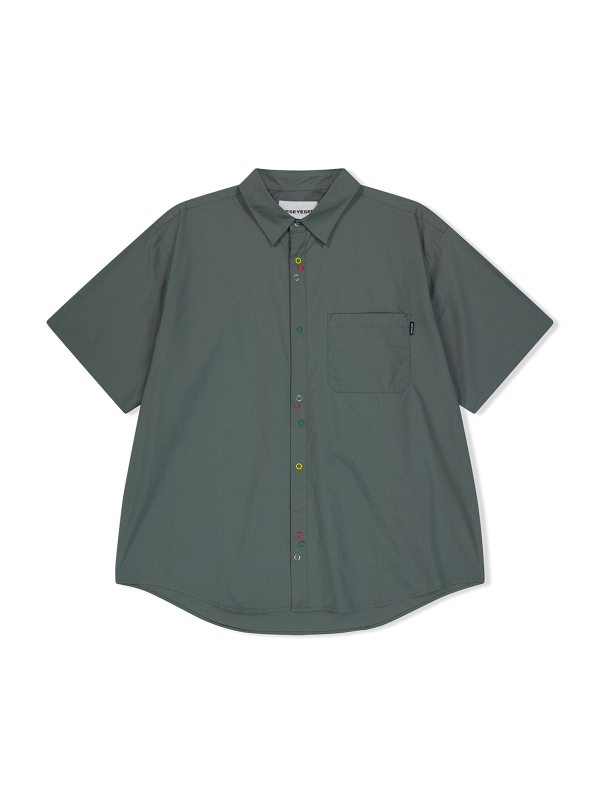 예스아이씨(YESEYESEE) Pinnacle S/S Shirt Grey