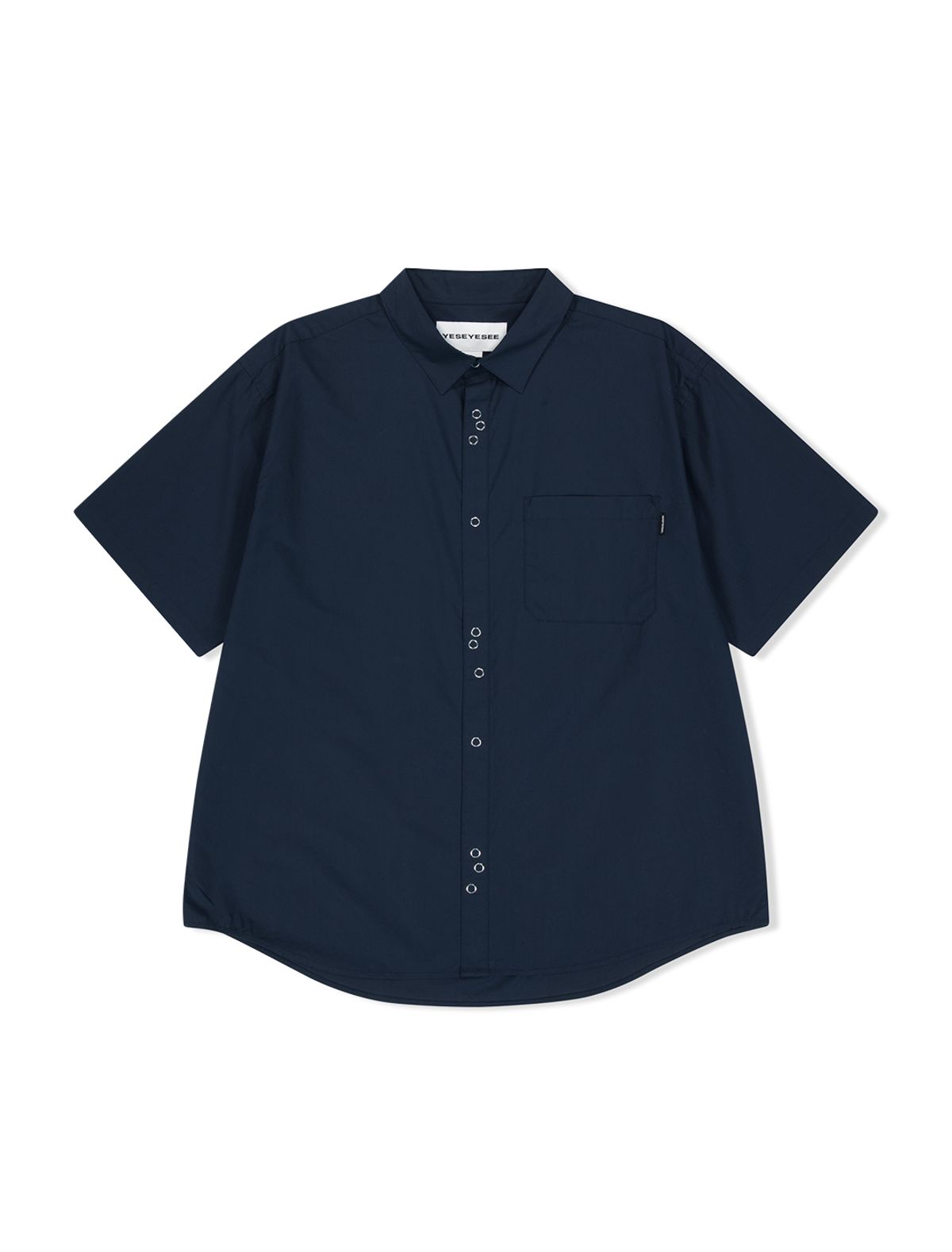 예스아이씨(YESEYESEE) Pinnacle S/S Shirt Navy