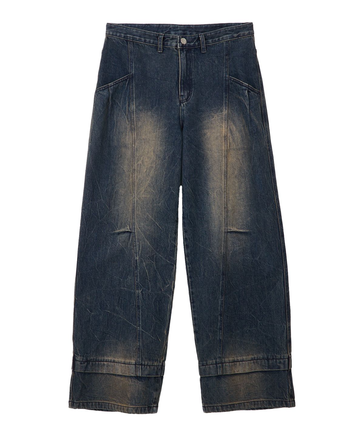 미드선(MIDSUN) Dirt Distance Jeans-Dirt Blue
