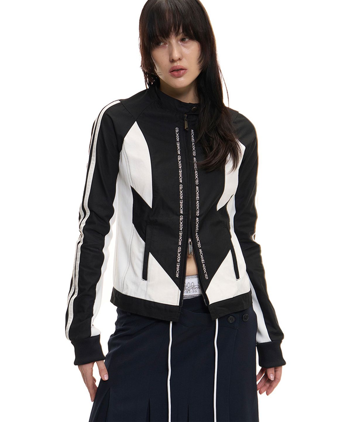 2000아카이브스(2000ARCHIVES) UNISEX ARC RACING JACKET (BLACK)