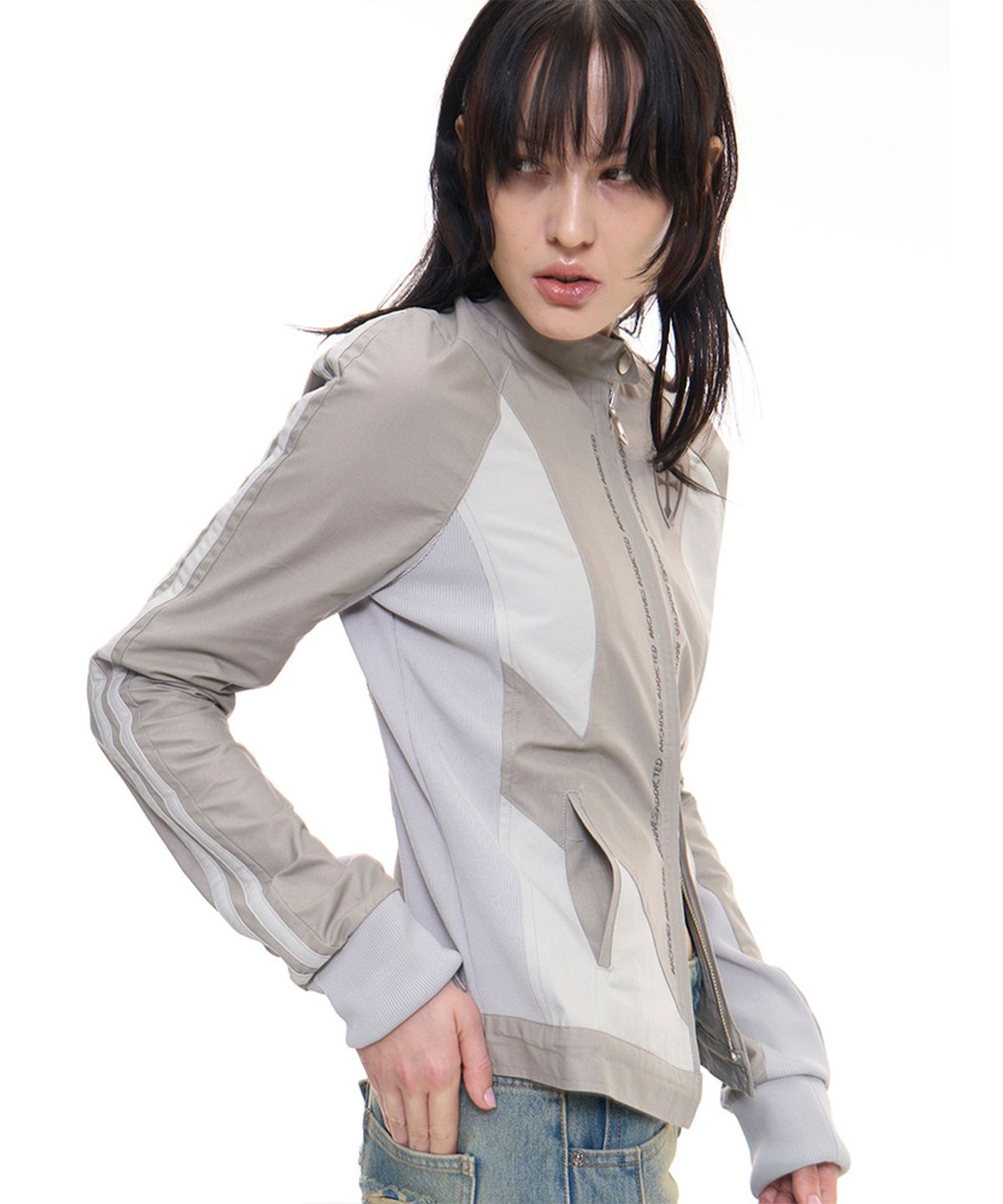 2000아카이브스(2000ARCHIVES) ARC RACING JACKET (BEIGE)